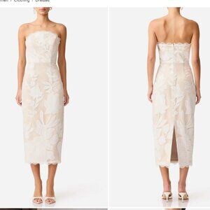 NWT Elliatt Flor Strapless Cocktail Dress in XXL US 12